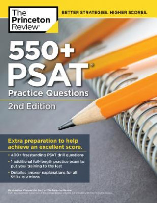 Książka 552 PSAT Practice Questions Princeton Review