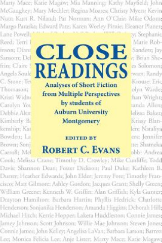 Knjiga Close Readings Robert Evans
