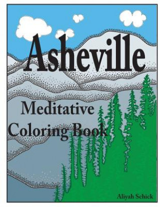 Kniha Asheville Meditative Coloring Book: Escape to the Best of Asheville, Color for Relaxation, Meditation, Stress Reduction, Spiritual Connection, Prayer, Aliyah Schick