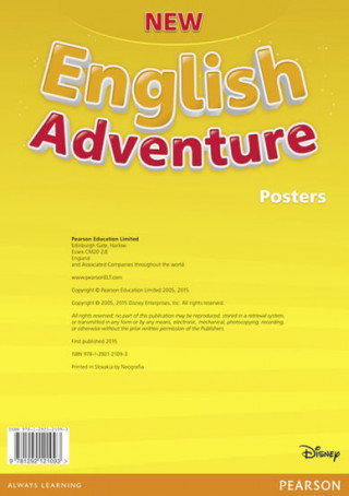 Tiskovina New English Adventure PL 1/GL Starter B Posters 