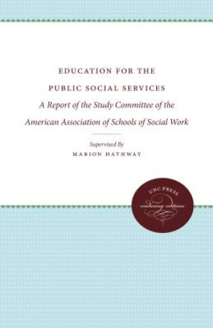 Kniha Education for the Public Social Services Marion Hathway