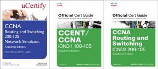 Carte CCNA Routing and Switching 200-125 Official Cert Guide Library and Pearson Ucertify Network Simulator Academic Edition Bundle Wendell Odom