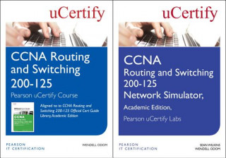 Kniha CCNA Routing and Switching 200-125 Pearson Ucertify Course and Network Simulator Academic Edition Bundle Wendell Odom