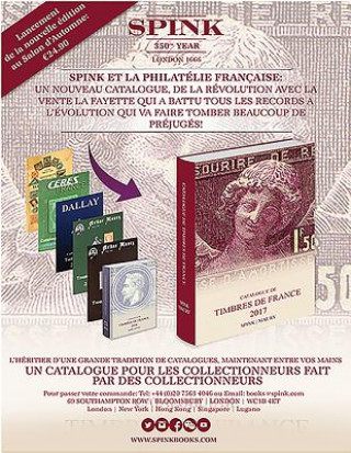 Kniha Spink Maury Catalogue de Timbres de France 2017 Spink Maury