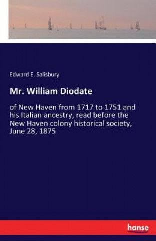 Carte Mr. William Diodate Edward E. Salisbury