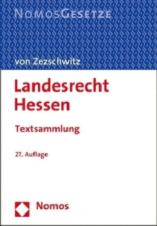 Kniha Landesrecht Hessen Friedrich von Zezschwitz