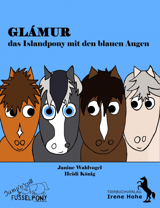 Carte Glámur, das Islandpony mit den blauen Augen Janine Waldvogel