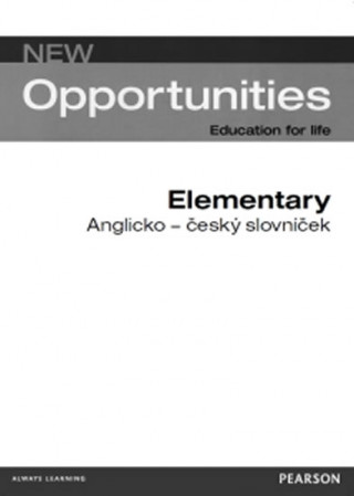 Könyv New Opportunities Elementary: Anglicko - český slovníček 