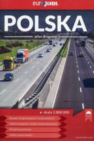 Kniha Polska atlas drogowy 1:800 000 