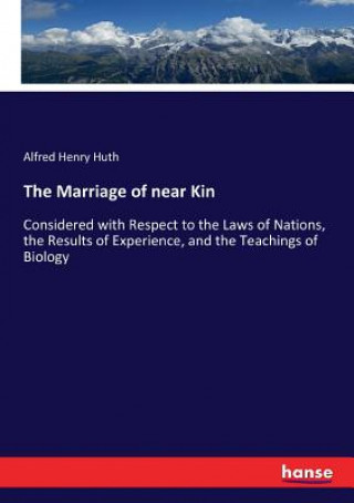 Carte Marriage of near Kin Alfred Henry Huth