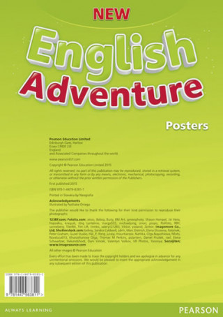 Materiale tipărite New English Adventure PL 2/GL 1 Posters Anne Worrall