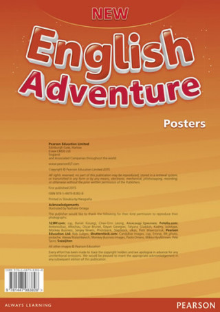 Tiskovina New English Adventure PL 3/GL 2 Posters Anne Worrall