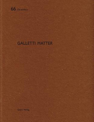 Kniha Galletti Matter Heinz Wirz