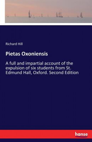 Książka Pietas Oxoniensis Richard Hill