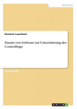 Carte Einsatz von Software zur Unterstützung des Controllings Domenic Lauerbach