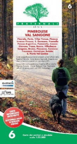 Boek Carta n. 6. Pinerolese e val Sangone. Carta dei sentieri e stradale 1:25.000 