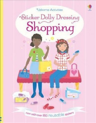 Książka Sticker Dolly Dressing Shopping Fiona Watt