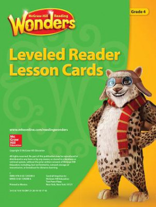 Kniha Reading Wonders Leveled Reader Lesson Cards Grade 4 Mcgraw-Hill Education