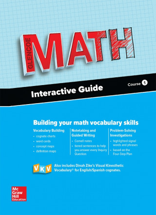 Książka Glencoe Math, Course 1, Interactive Guide for English Learners, Student Edition Mcgraw-Hill Education