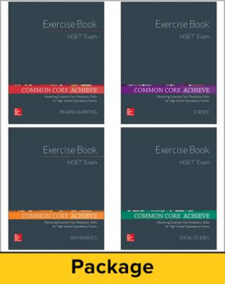 Kniha Common Core Achieve, Hiset Exercise Book 5 Copy Set Contemporary