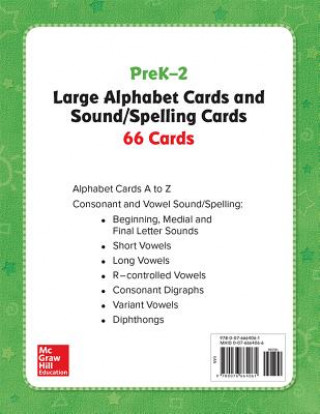 Könyv Reading Little Wonders Custom Grades K - 2 Large Alphabet Cards Mcgraw-Hill Education