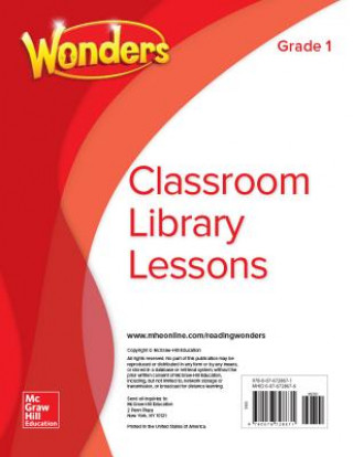 Buch Reading Wonders Classroom Library Lessons Grade 1 Mcgraw-Hill Education