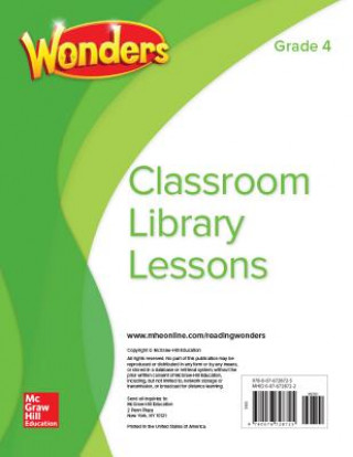 Kniha Reading Wonders Classroom Library Lessons Grade 4 Mcgraw-Hill Education