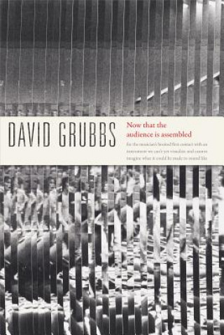 Book Now that the audience is assembled David Grubbs