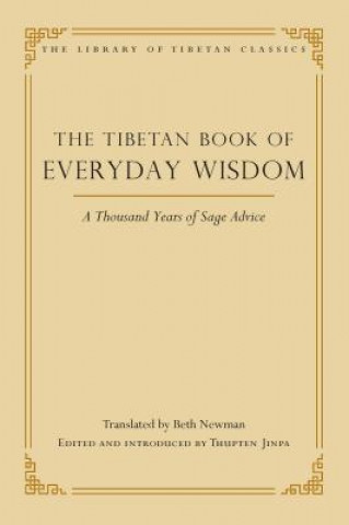 Carte Tibetan Book of Everyday Wisdom Thupten Jinpa