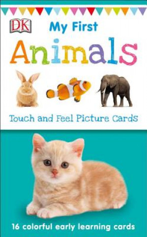 Játék My First Touch and Feel Picture Cards: Animals DK