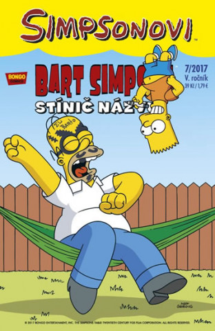 Książka Bart Simpson Stínič názvu Matt Groening