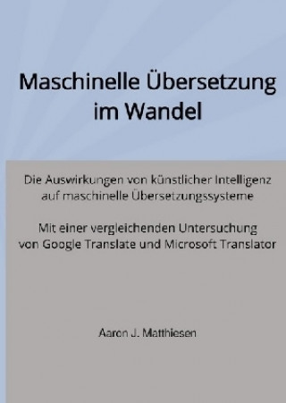 Книга Maschinelle Übersetzung im Wandel Aaron Matthiesen