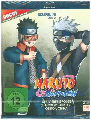 Video Naruto Shippuden - Der vierte große Shinobi Weltkrieg - Obito Uchiha. Staffel.18.2, 2 Blu-ray Hayato Date