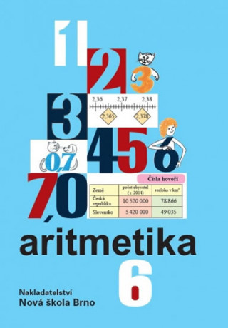 Kniha Aritmetika 6 učebnice Zdena Rosecká