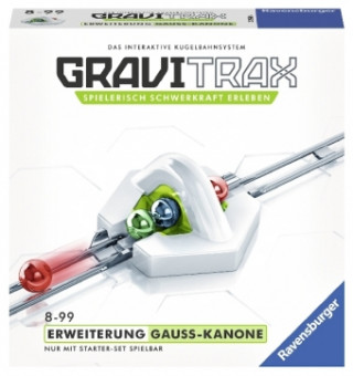 Játék Ravensburger GraviTrax Erweiterung Gauß-Kanone - Ideales Zubehör für spektakuläre Kugelbahnen, Konstruktionsspielzeug für Kinder ab 8 Jahren 