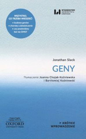 Kniha Geny Slack Jonathan