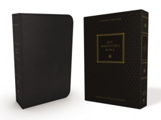 Kniha KJV, Minister's Bible, Genuine Leather, Black, Red Letter, Comfort Print Thomas Nelson