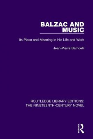 Könyv Balzac and Music BARRICELLI