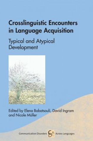 Kniha Crosslinguistic Encounters in Language Acquisition 