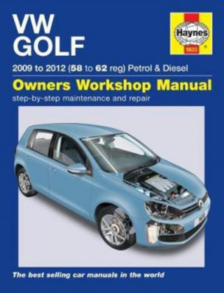 Kniha VW Golf Petrol and Diesel (09 - 12) 58 to 62 Peter Gill
