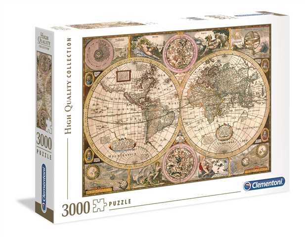 Joc / Jucărie Puzzle Old Map 3000 