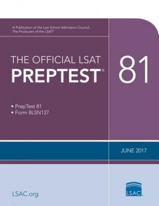 Knjiga The Official LSAT Preptest 81: (june 2017 Lsat) Law School Council