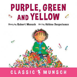 Carte Purple, Green and Yellow Robert Munsch