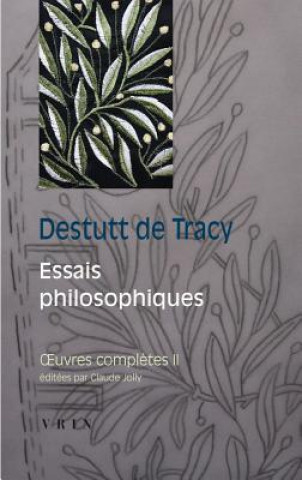 Książka Oeuvres Completes Tome II: Essais Philosophiques Claude Jolly