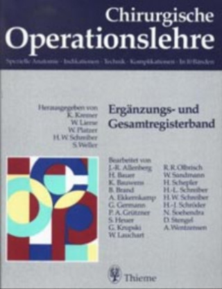 Kniha Ergänzungsband und Gesamtregisterband Karl Kremer
