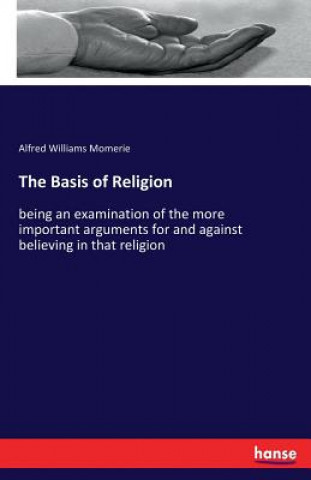 Kniha Basis of Religion Alfred Williams Momerie