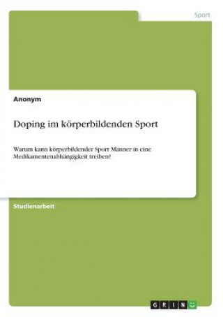 Książka Doping im körperbildenden Sport Anonym