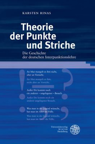 Книга Theorie der Punkte und Striche Karsten Rinas