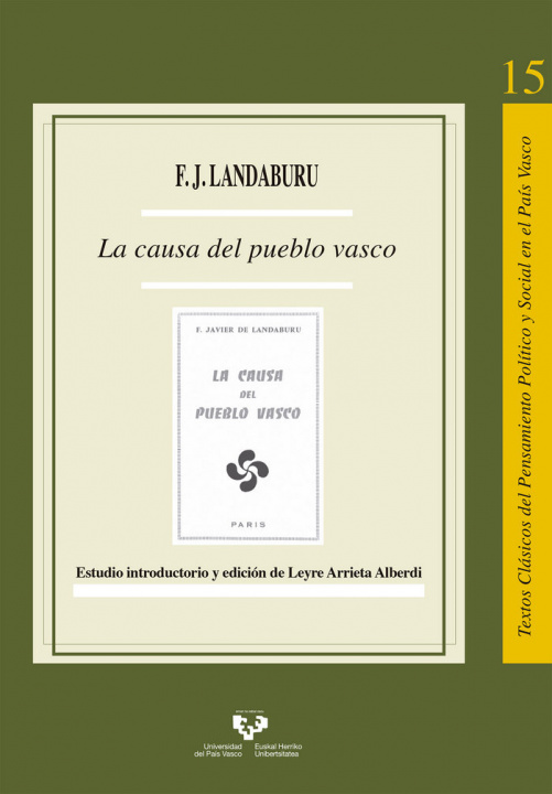 Knjiga La causa del pueblo vasco Landaburu Fernández