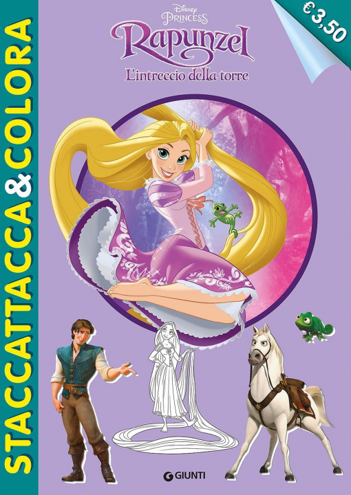 Kniha L'intreccio della torre. Rapunzel. Staccattacca e colora. Con adesivi 